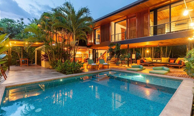 Playa Hermosa Cobano Casa | Casa Lalu Casas de 4 dormitorios a pasos de Playa Hermosa