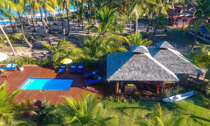 Barra Grande Casa | Casa Linda, frente al mar de la playa Taipus de Fora, Marau