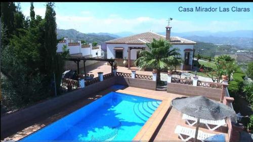 Iznate Casa | Casa Mirador Las claras Con Piscina privada jardin