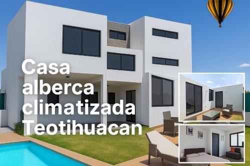 Teotihuacan Apartamento | Casa Moderna c Alberca Climatizada 5 min Pirámides