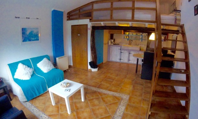 Alcobaca Cabaña | Casa Oliveira con terraza