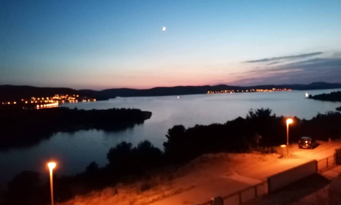 Bilice Casa | Holiday apartment Casa Olivetum with a wonderful sunset