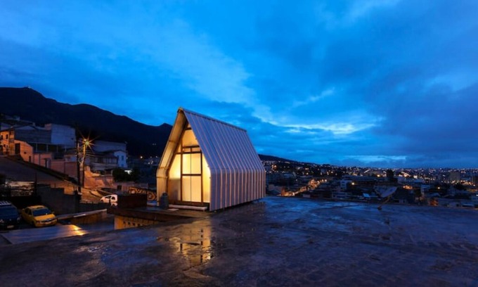 San Juan Cabina | Casa Parásito, TinyHouse sobre terraza privada junto Centro Arte contemporáneo