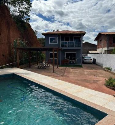 Lencois Casa | Casa Parque do Ribeirão - Casa com piscina