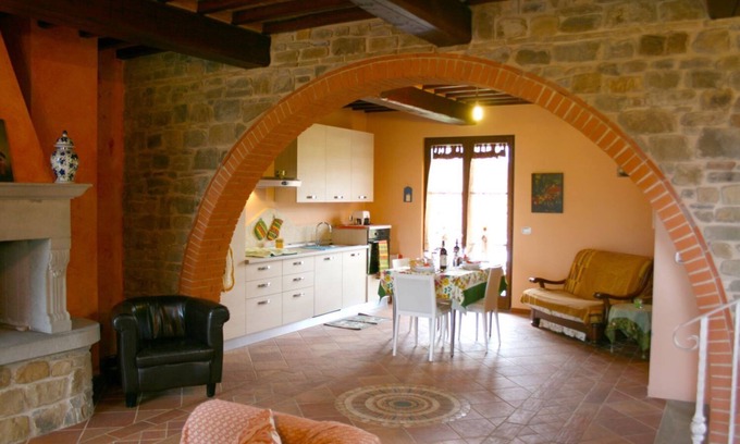 Papiano di Stia Villa | Casa Rolu, 3 habitaciones, 3 baños, Ciggiano, Valdichiana, Toscana