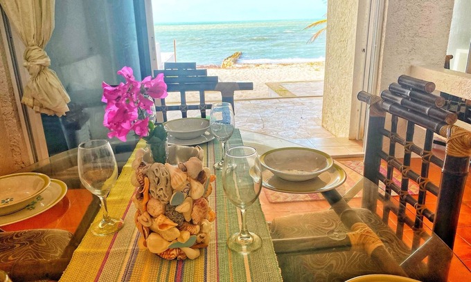 Chuburna Puerto Casa | Casa vaquera de agua salada en la playa