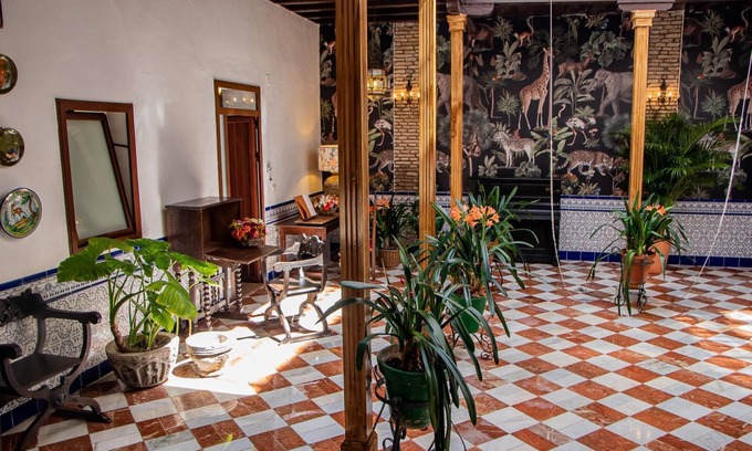 Santa Catalina Hotel | Casa Señorial Sevillana .PIEDRA CHICA (Habitación Baño Terraza Privada )