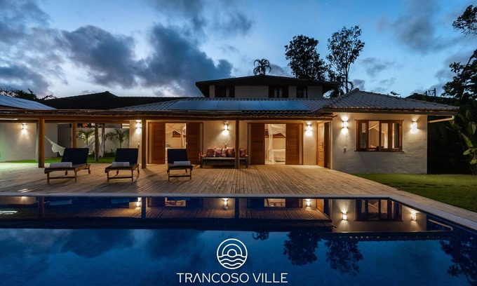 Puerto Seguro Center Casa | Casa Trancoso Ville Quadra Private Pool