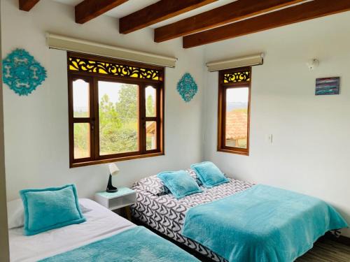 Villa de Leyva Casa | Casa turquesa