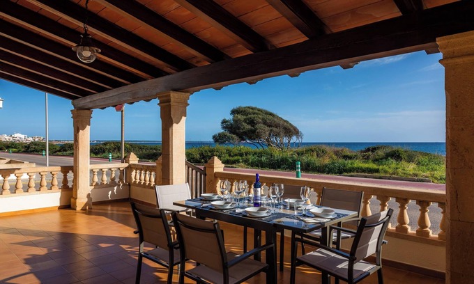 Sa Rapita Casa | 'Casa vacacional Es Vell Marí' con vistas al mar, barbacoa, terraza y Wi-Fi