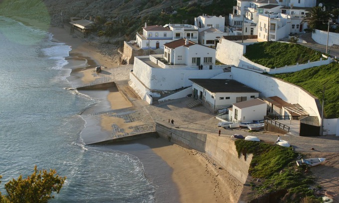 Burgau Apartamento | Casa Valeria is located directly by the sea - first floor