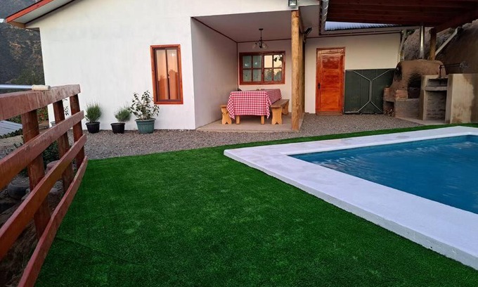 Olmue Apartamento | Casa Vista del sol, con piscina, tinaja, y quincho