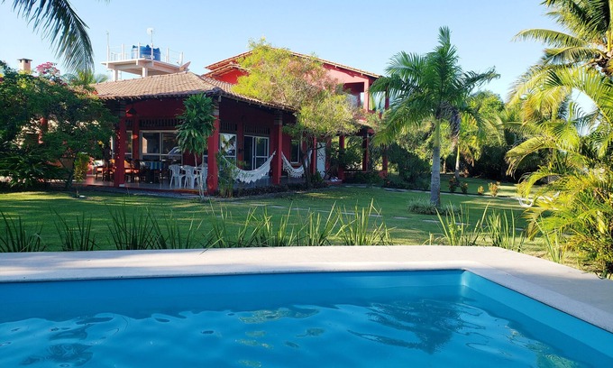Cumuruxatiba Casa | PRECIOSA CASA CON VISTA AL MAR, 5 DORMITORIOS Y CHALET OPC.