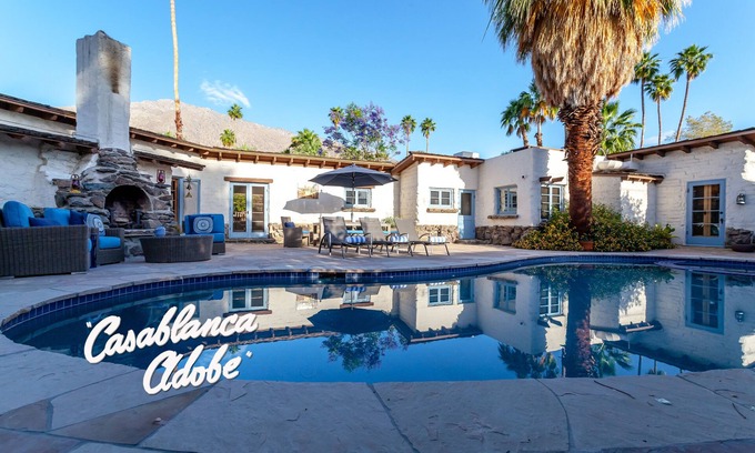 Warm Sands Casa | Nuevo listado - Casablanca Adobe - Una escapada histórica en el corazón de Palm Springs