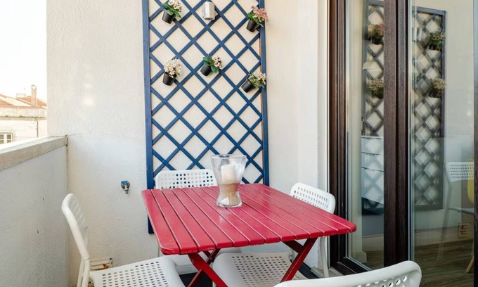 Cascais Apartamento | Sunny Central y de Moda Cerca de la playa D, A Cascais Centro Histórico