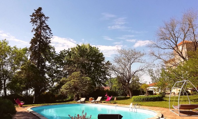 Mouzieys-Teulet Casa | calma castillo con piscina cerca de Albi