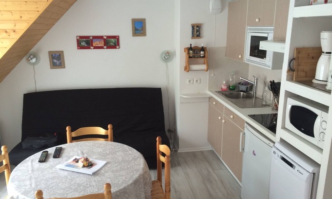 Cauterets Apartamento | Cauterets alquiler T2 + alcoba, aparcamiento privado, wifi, 4 pers