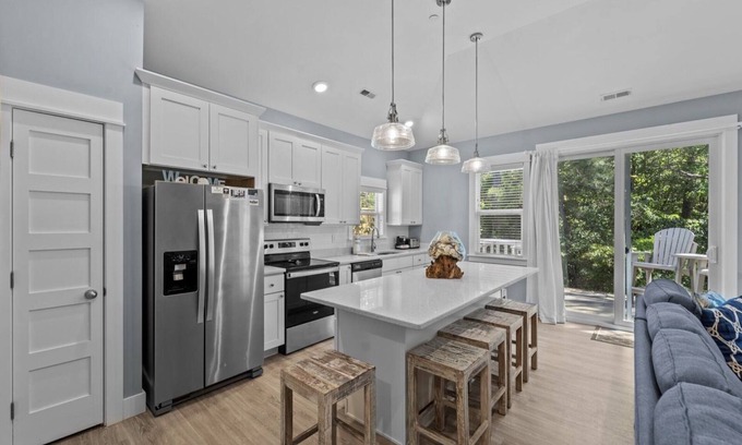Whalehead Beach Condominio | Cavalier Cottage Single Level Condo Mins to Beach