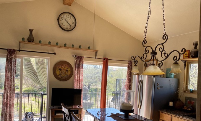 Cave Creek Cabaña | Cave Creek Casita❤️ 1 bedroom on seasonal creek-views-hot tub