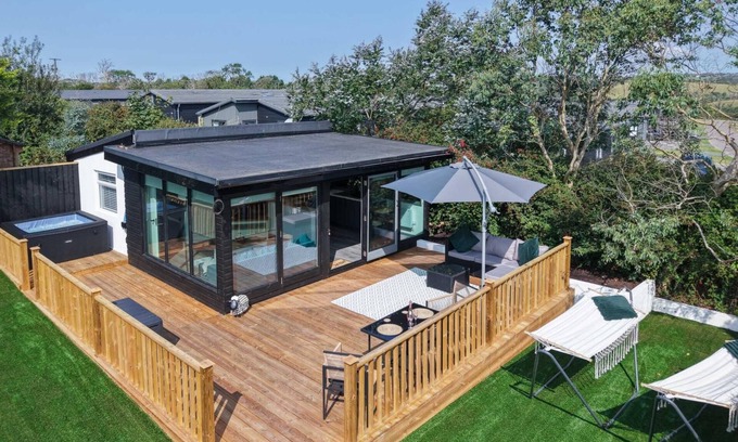 Penally Chalet De Esquí | Cedars Lodge - Hot Tub - Penally - Tenby