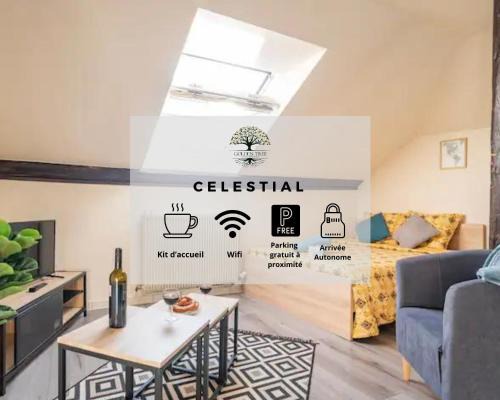 Sarrebourg Apartamento | Celestial - GOLDEN TREE - WIFI - 20min St-Croix & Center Parcs