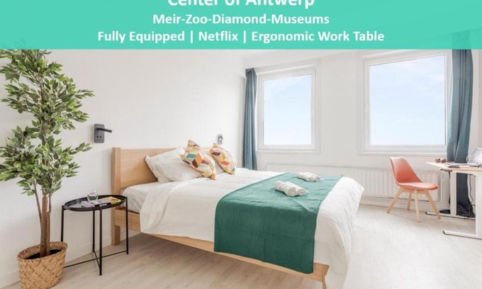 Seefhoek Apartamento | Center of Antwerp, Fully Equipped, Train Station