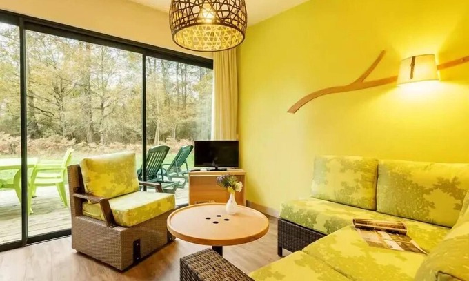 Curcay-sur-Dive Casa | Center Parcs - Domaine du Bois a Deer - Eden Cottage Confort 3 Habitaciones 4 Personas