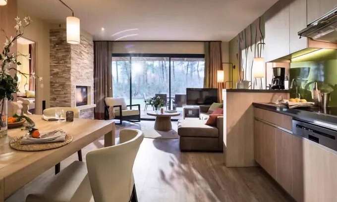 Curcay-sur-Dive Casa | Center Parcs - Domaine du Bois a Deer - Cottage VIP Eden 2 habitaciones 2 Personas