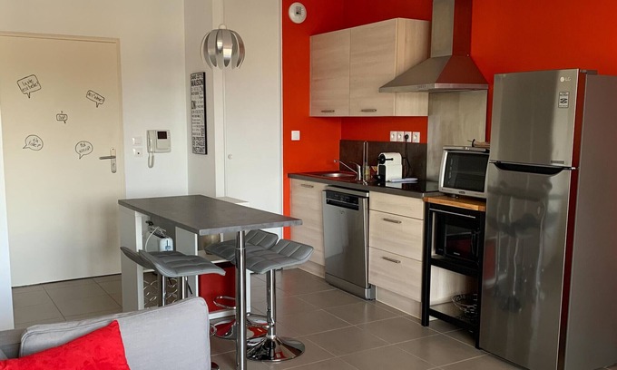 Biscarrosse Apartamento | Apartamento moderno en centro de Biscarrosse - 4 personas, WiFi, cerca de playas y lago