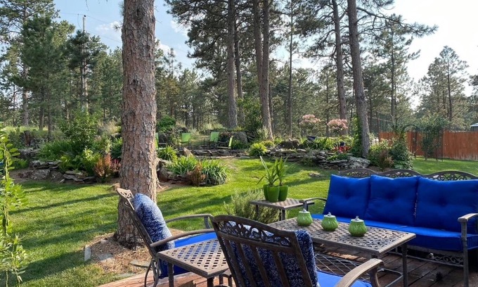 Rockerville Casa | Central Black Hills Retreat: 3BR home w/ hot tub, pool, & private deck oasis!