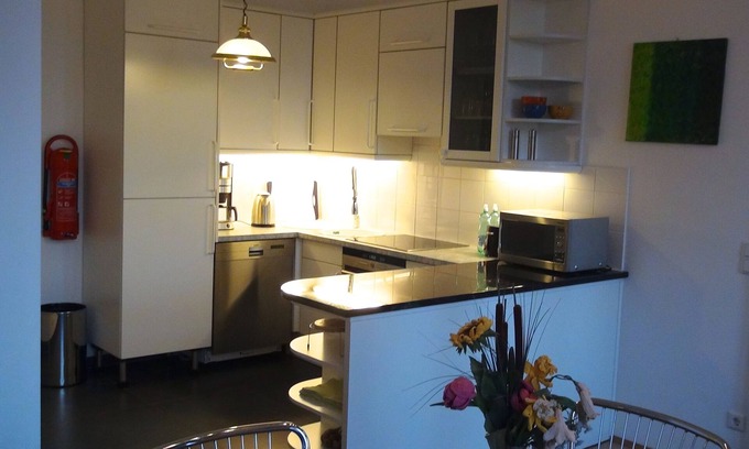 Roßau Apartamento | Apartamento céntrico, muy acogedor y seguro para 2-4 personas con vista al río