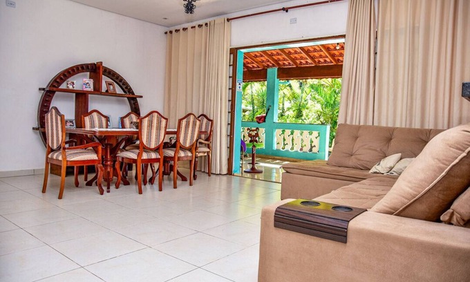 Jardim Aguapeu Casa | Chácara c ótima estrutura e Wi-Fi em Itanhaém/SP