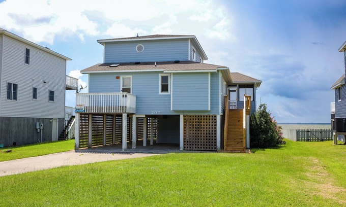 Colington Harbour Casa | ESPECTACULAR SOUNDFRONT, 3 RBs, muelle privado, Com piscina, tenis y Marina.