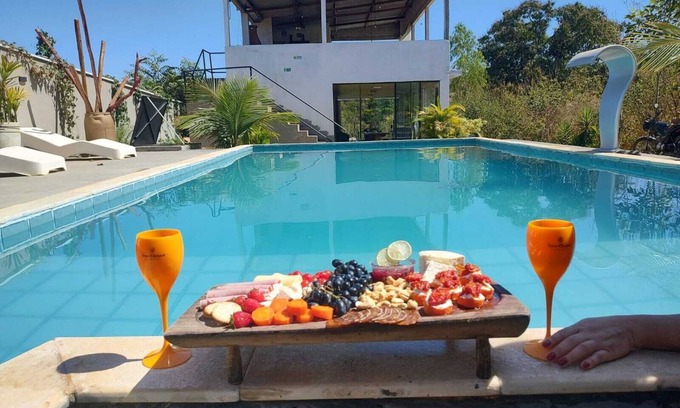 Caldazinha Cabaña | Chácara Blesco, in nature, a place that fills our hearts with happiness.