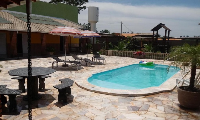 Olimpia Casa | Chacara Estancia 3J piscina aquecida