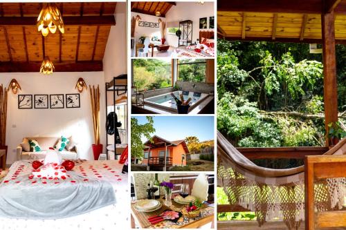 Costas Casa | Chalé Canto do Galo 2 - Hidro da Jacuzzi, Lareira Ecológica, Cozinha Completa, Wi-Fi 80mbps, próximo a comércio local e relaxando ao som do riacho