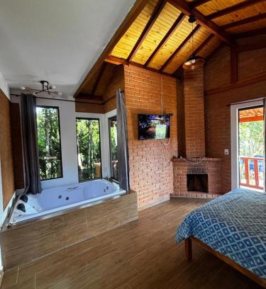 Conceicao do Ibitipoca Chalet De Esquí | Chalé com hidromassagem e Wi-Fi em Ibitipoca