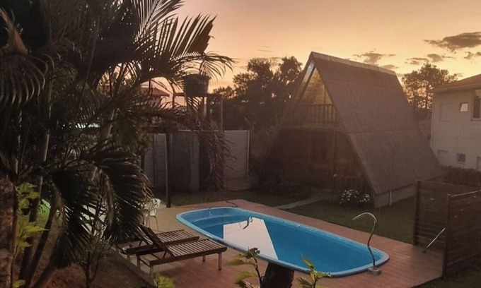 Caiocara Chalet De Esquí | Chalé com Piscina em Condominio Fechado, Aceita Pets