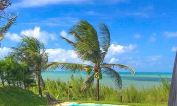 Zumbi Casa | Chalé com Piscina Privada Vista mar