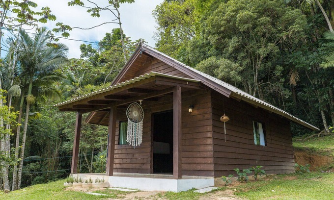 Rio do Sul Chalet De Esquí | Chalé com Wi-Fi, vista p o lago em meio a natureza