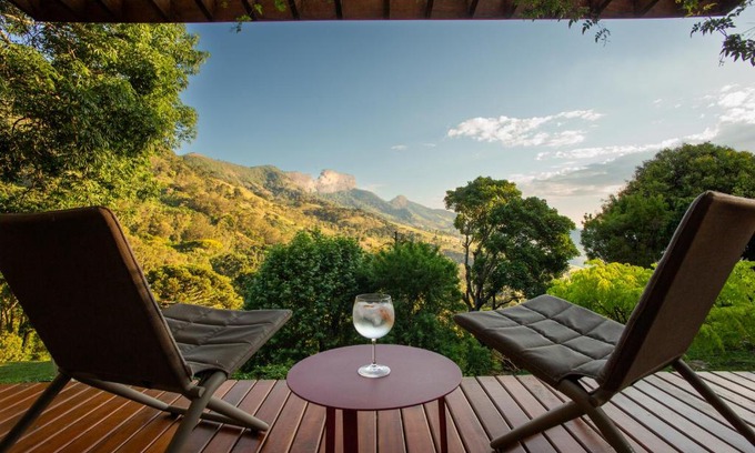 Sao Bento do Sapucai Chalet De Esquí | Chalé Leopoldo-Nas Nuvens