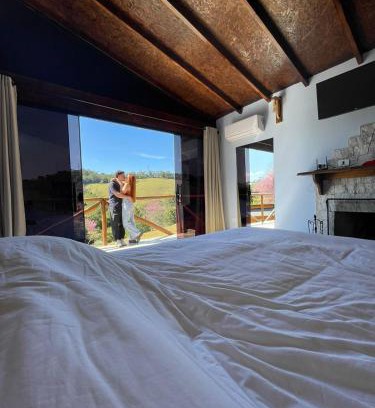 Santo Antonio do Pinhal Chalet De Esquí | Chalés Mil Mudas da Mantiqueira - Hidro dupla, lareira interna e vista espetacular