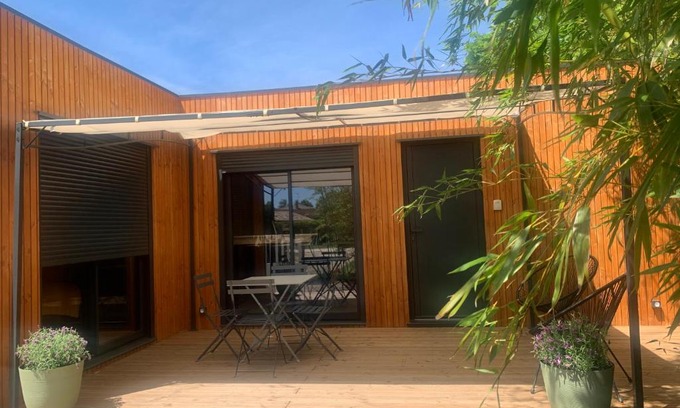 Montauban Chalet De Esquí | Chalet 1 contemporain dans son écrin de verdure