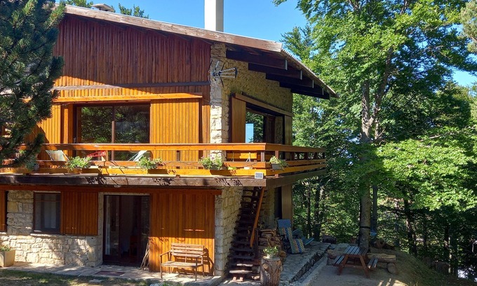 Mont Serein Chalet De Esquí | Chalet 100 m2 on two levels with fireplace and bay windows