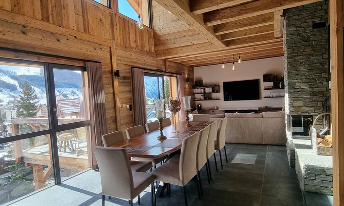 Les Deux Alpes Chalet De Esquí | CHALET 180 m2 HAUT STANDING 10/12 PERSONNES AUX DEUX ALPES AVEC PISCINE