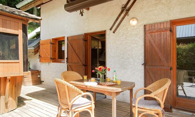 Venosc Chalet De Esquí | Chalet, fitness, sauna, terraza, balcón, chimenea o estufa a leña, tv, 130m², Les 2 Alpes