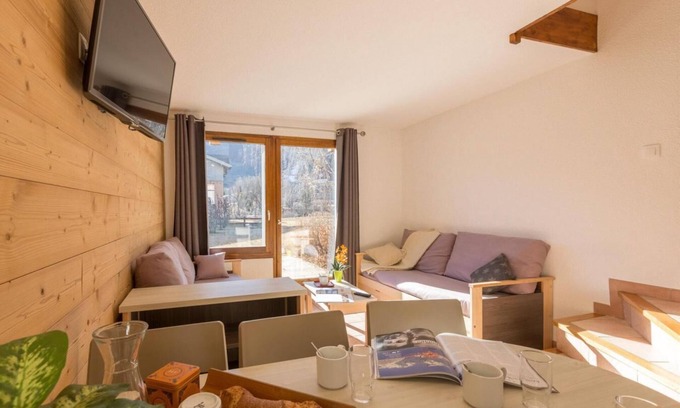 La Salle-les-Alpes Chalet De Esquí | Chalet, terraza, parking, tv, 47m², Serre Chevalier