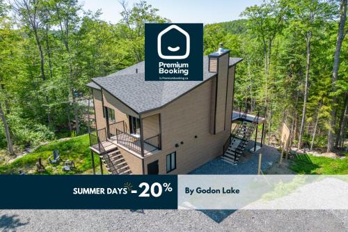 Chertsey Chalet De Esquí | Chalet Aube with Spa, Beach & Lake