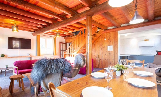 Saint-Lary-Soulan Chalet De Esquí | Chalet authentique à Soulan - Confort moderne, cheminée, brasero et vues superbes - FR-1-296-349
