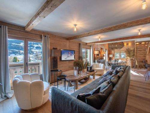 Demi-Quartier Chalet De Esquí | Chalet Chic Rénové à Proximité des Pistes – 5 Chambres pour 11 Personnes - FR-1-569-36